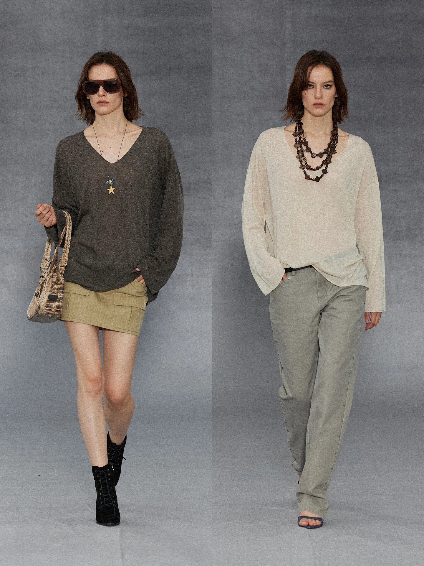 

Randpiee Touch Series V-Ne T-irt Loose Fit Casual Sle Long Sve Women's Faion Autumn Wear Comfortable Silk Linen ...