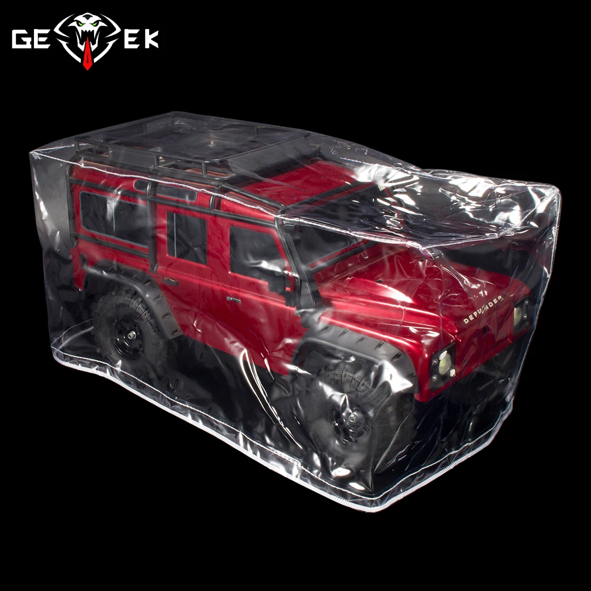 Transparent PVC Dust Cover RC Car Storage Display Dustproof for 1/10 Crawler TRX4 SCX10 III VS4 10 Element Enduro TF2 D90 CC01