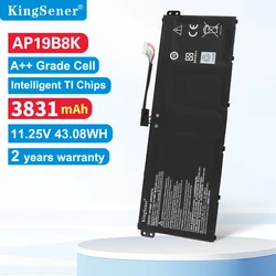 KingSener AP19B8K 노트북 배터리 ACER Aspire A314 A315 A317 A315-23 A315-58 A317-52 A317-53 시리즈 노트북 11.25V 3831mAh