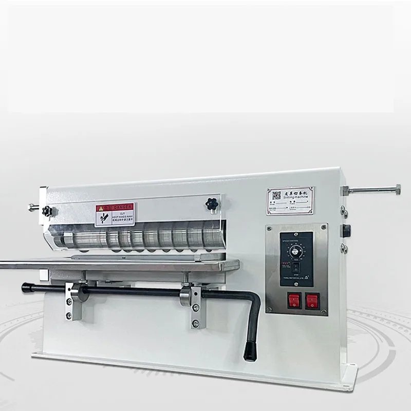 Speed Regulation Precision Automatic Slitting Machine Non-woven Leather Rubber Leather Belt Slitting Machine