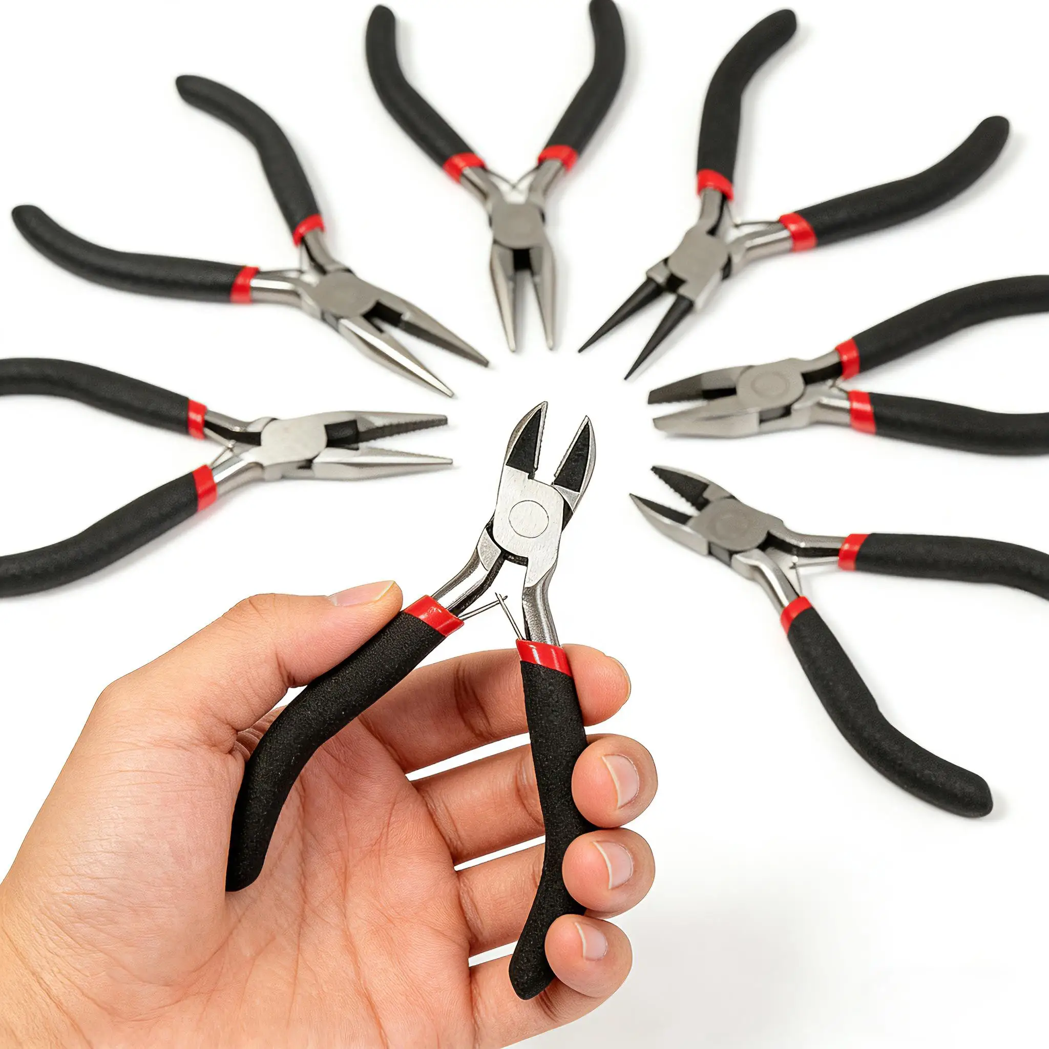

1PC Jewelry Pliers Tools Long Needle Round Nose Pliers Copper Wire Cutting Diagonal Pliers For Jewelry Making Handmade Accessory