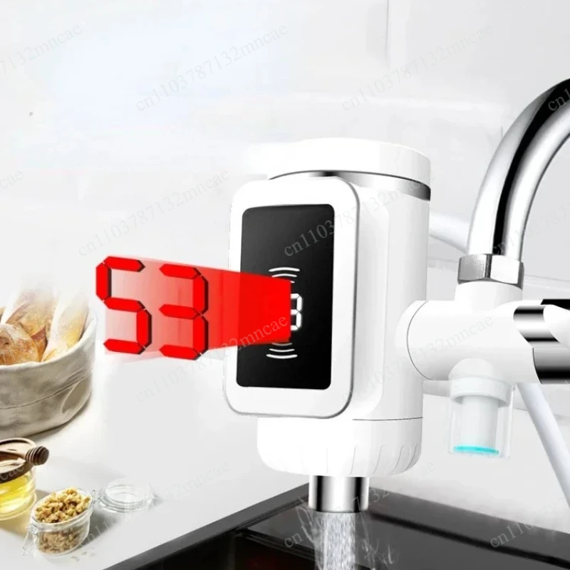 Mini Water Heater Faucet Electric Cold Hot Water Tap Choose Leakage Protector  Plug