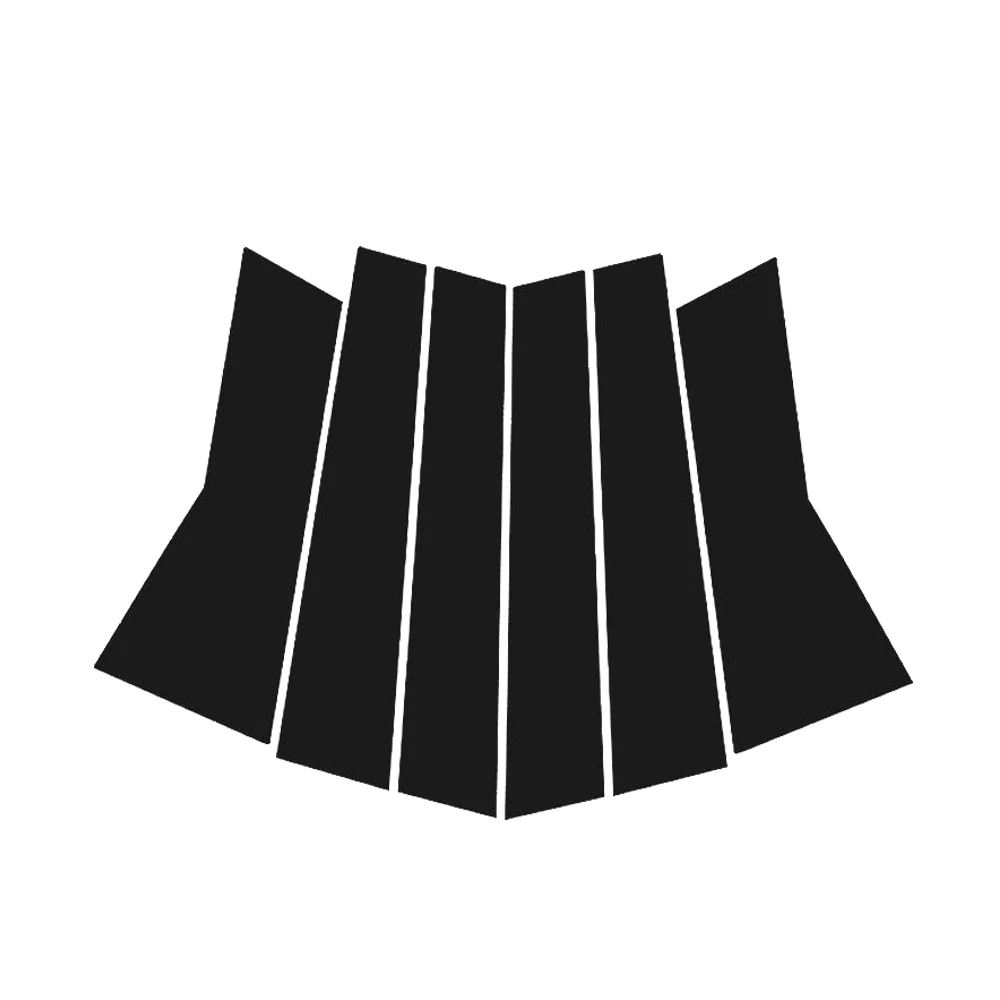 Glossy Black Carbon Fiber Window Door Deal B C Pillar Post Cover Sticker For Chery Tiggo 7 Pro 2020-2023 2021 2022
