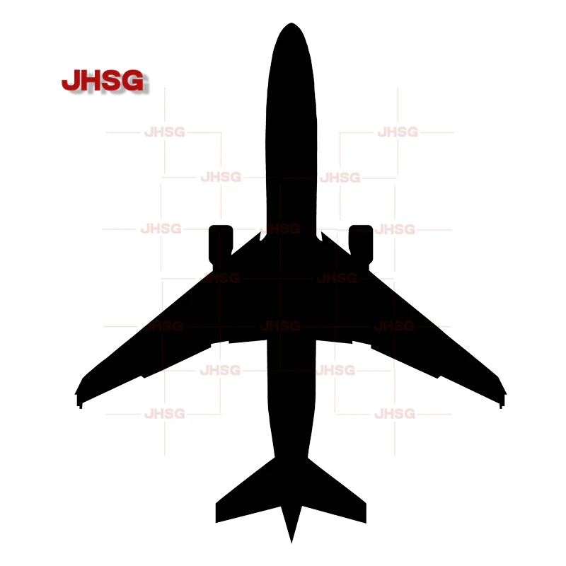 

737 Aircraft Vinyl Stickers - Scratch Stickers for Car, Motorcycle, Window, and Bumper