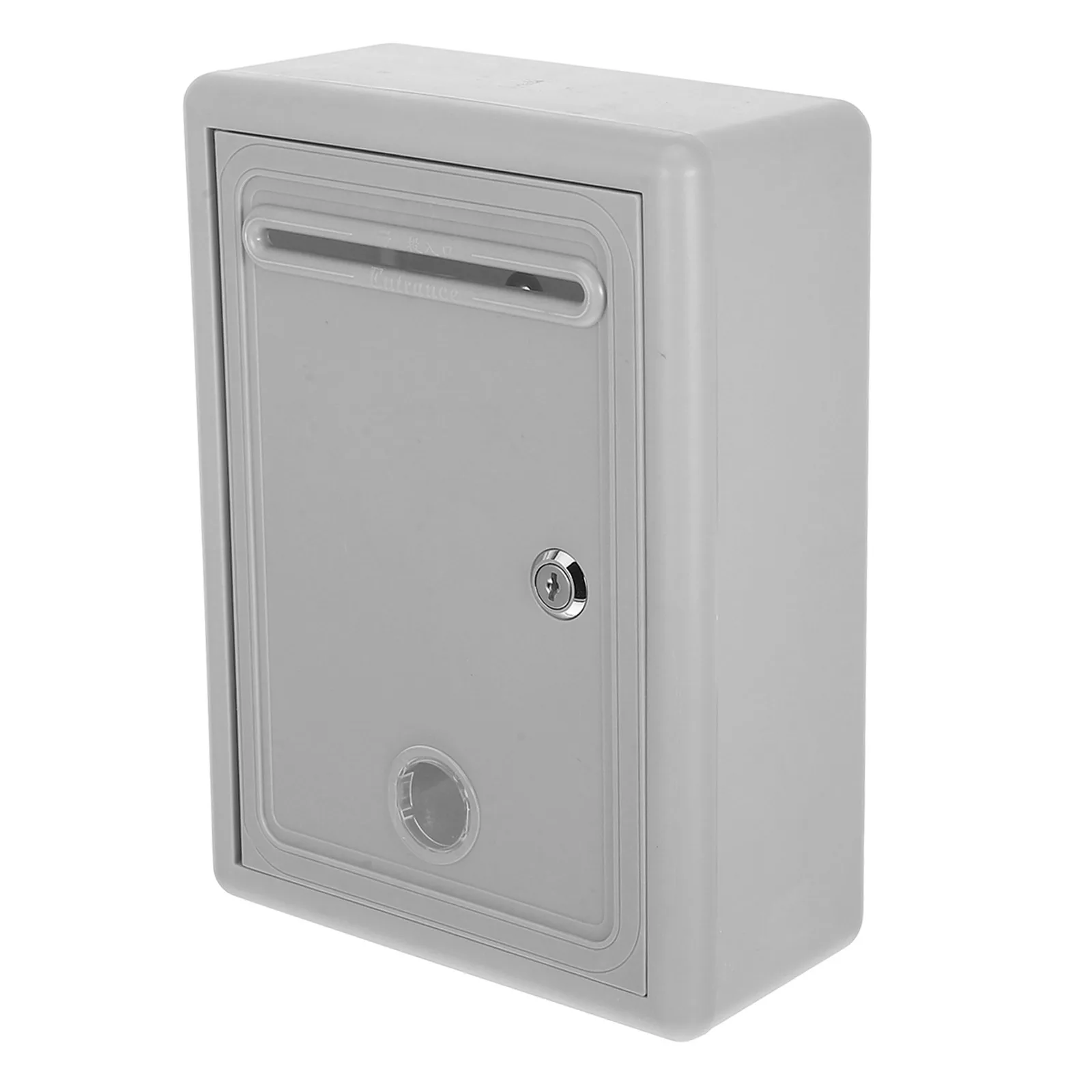 Suggestion With Lock Wall Mounted Secure Donation Collection Box For Office Home Letter Storage Metal Lock Box