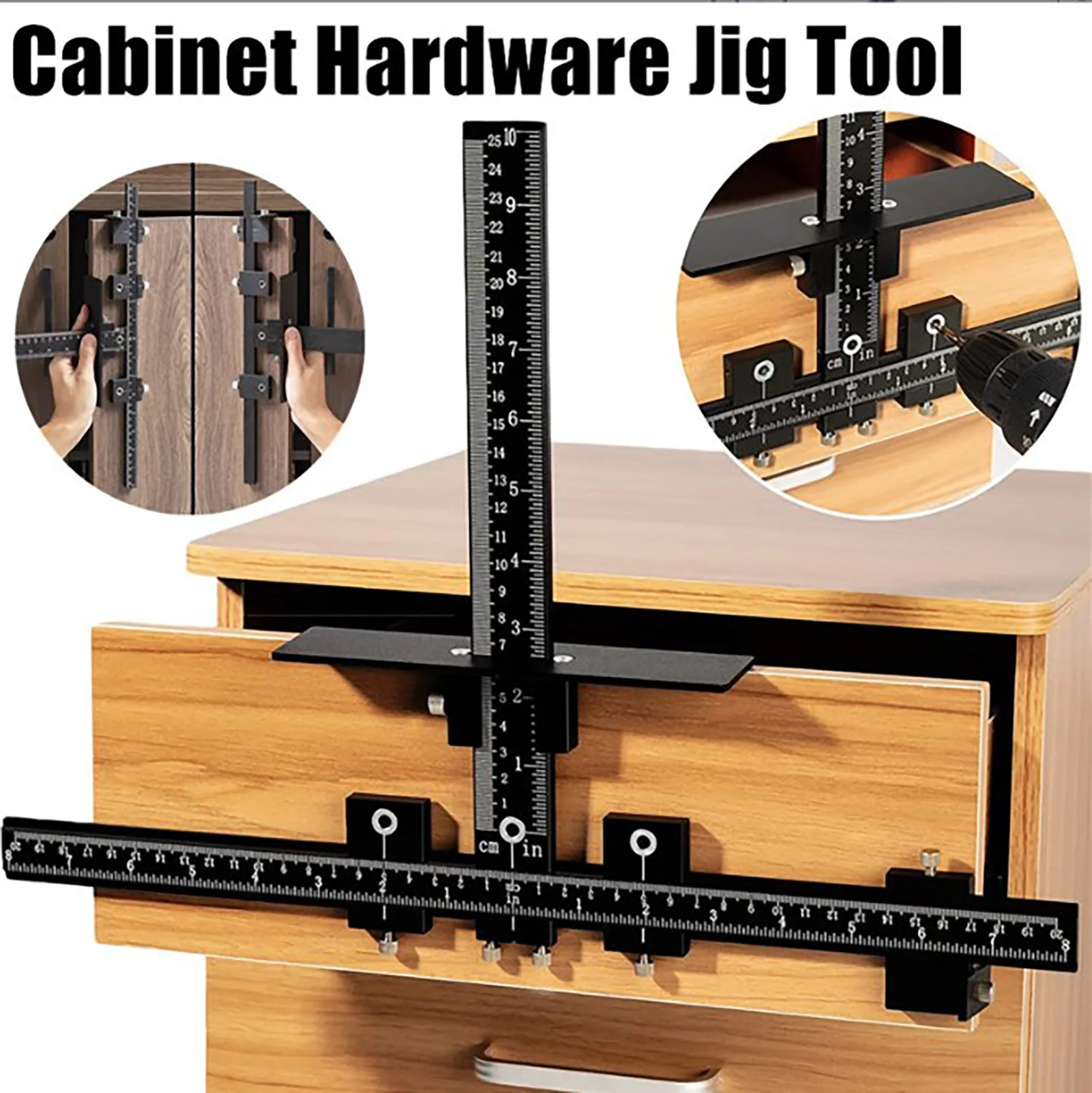 

Location Drill Bit Punch Locator Locator Jig Drill Guide Cabinet Handle Knob Template Locator Hole Woodworking Punch Tools