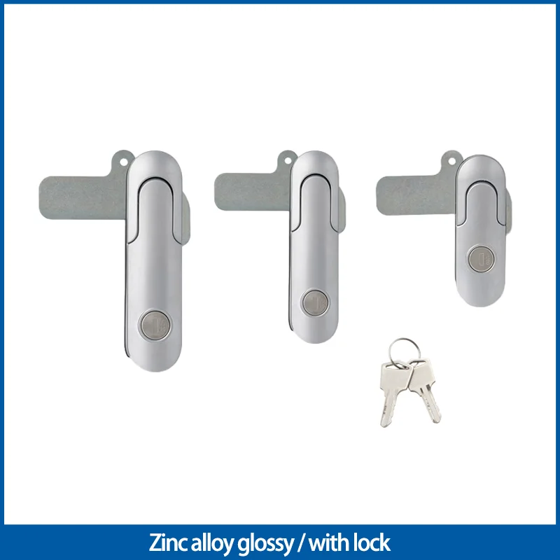 

Commercial Zinc Alloy Flat Key Lock for Electrical Cabinet, Switchgear, and Control Panel - Universal Industrial Cabinet Lock