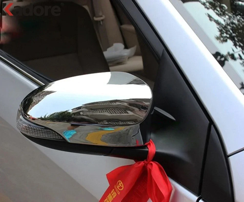 Rearview Mirror Cover Trim For Toyota Corolla sedan 2013-2018 Chrome Car Rear View Side Wing Mirrors Cap Cover Frame Accessories