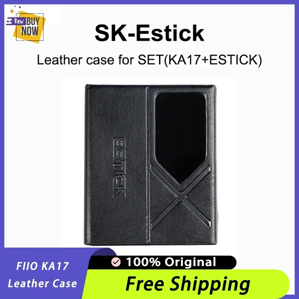 FIIO KA17 SK-Estick Mini amplificateur de casque �tui de protection �tui en cuir Portable Hifi casque amplificateur de puissance �tui pour cadeau
