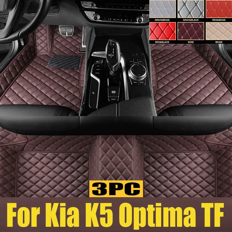 

TPE Car Floor Mats For Kia K5 Optima TF 2011 2012 2013 2014 2015 Luxury Dirt-resistan Leather Pad LHD Foot Rugs Auto trunk mat