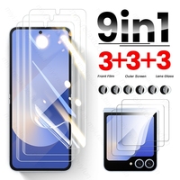 9 In 1 Front Hydrogel Film For Samsung Galaxy Z Flip6 5G Case Back Screen Protector Camera Glass Sumsung ZFlip6 ZFlip Flip 6 Z6