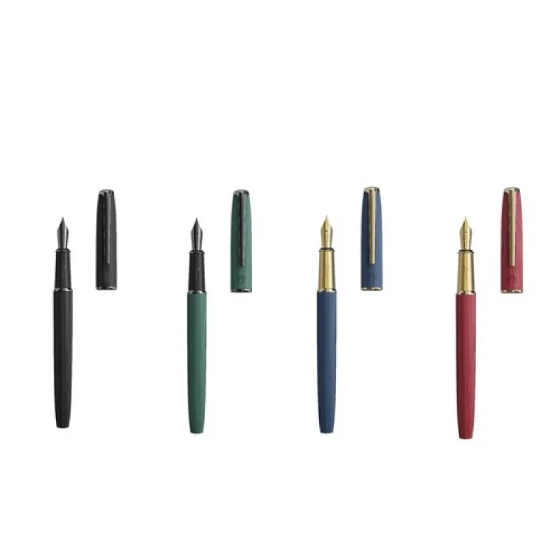 

A+ Picasso 916 Metal Fountain Pen EF/M/Bent Nib,Beautiful Vertical Pattern Gift Pen