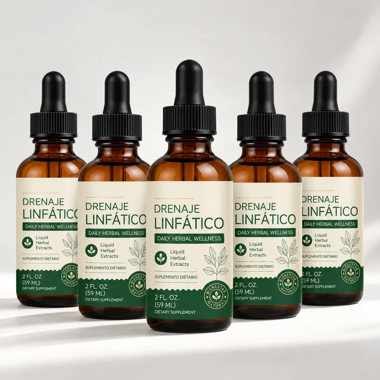 Lymphatic Drainage Drops 59ml 1-10Box, Natural Herbal Extracts High Absorption Relieve Swelling Stronger Immune For Unisex