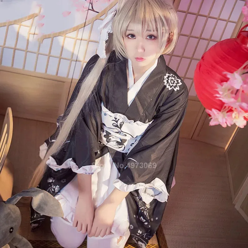 Kimono estilo japonés chicas Kawaii vintage yukata mujeres haori vestidos Japón anime cosplay blusa Lolita fiesta Halloween cosplay