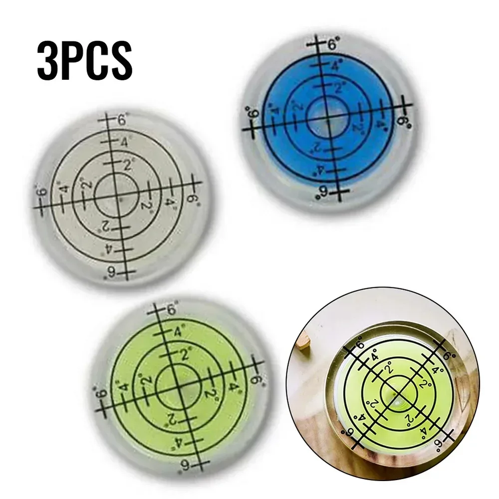 

32mm Round For Bullseye For Precision For Spirit Level Bubble Caravan/Shelves Woodworking Measuring Tool For Machinery