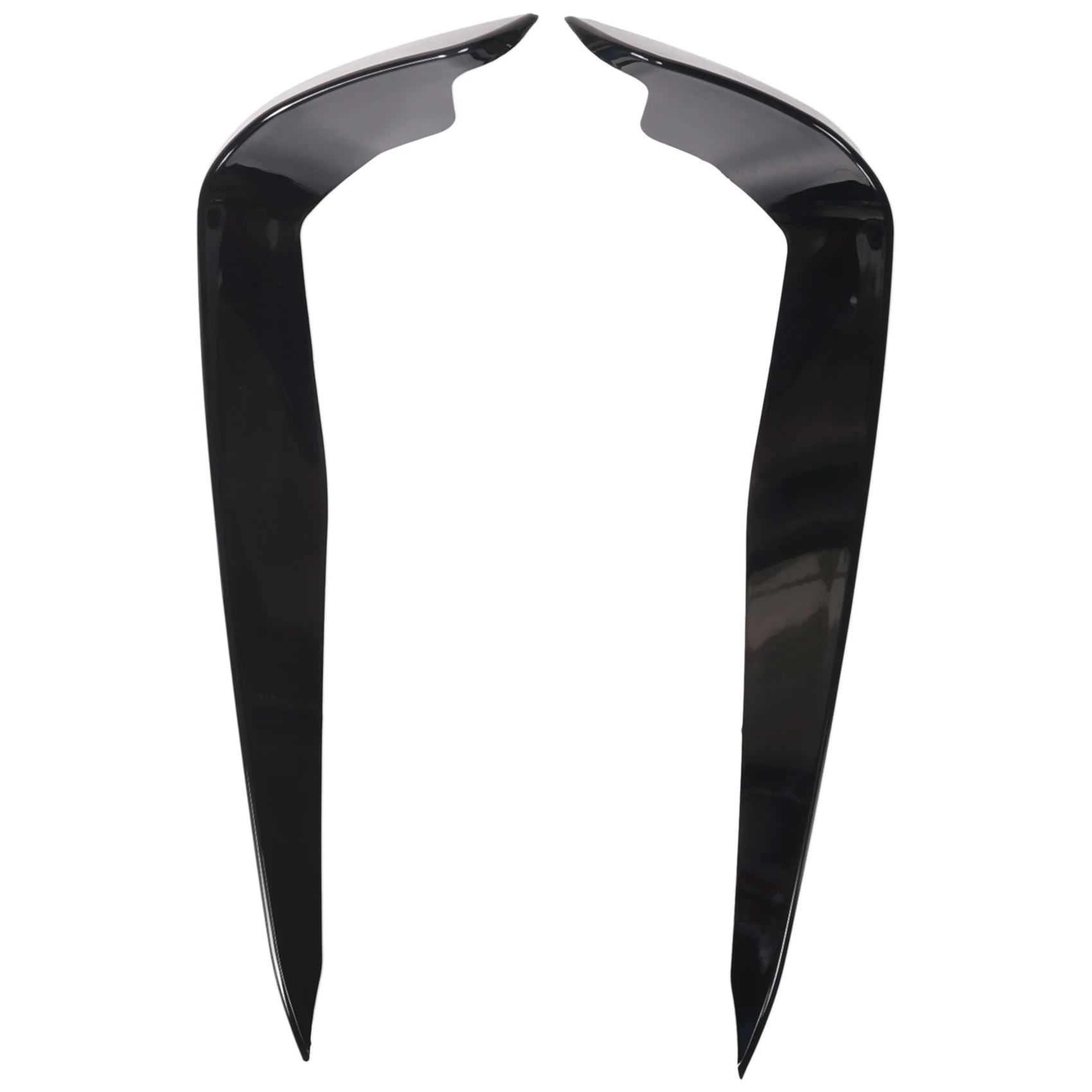 

Car Front Bumper Lip Splitter Spoiler Strips for BMW 3 Series E90 E91 M Sport 2005-2008 Air Knife Trims Gloss Black