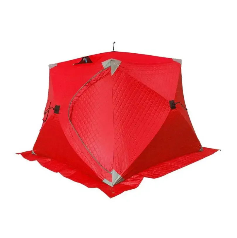 Outdoor Camping Inflatable Ice Fishing Tent Single Cotton Quick Automatic Opening Water-Proof Oxford Winter Beach Activities