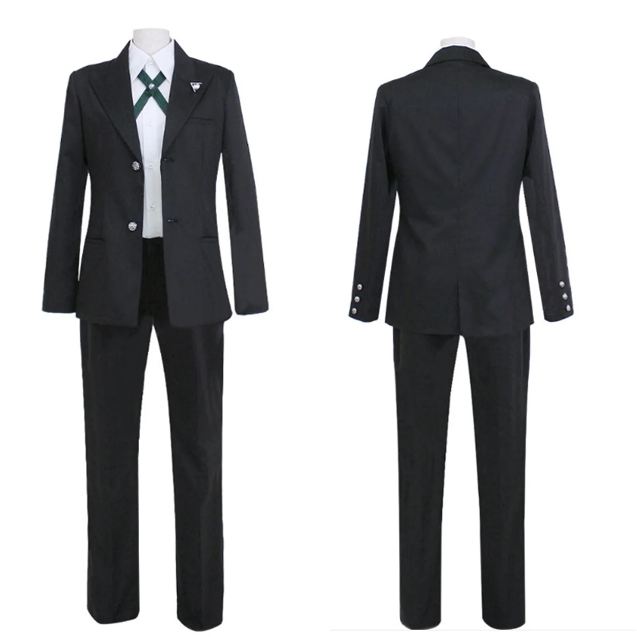 Gioco Cos Togami Byakuya Costume Cosplay Uniforme da festa Set completo Abito maschile