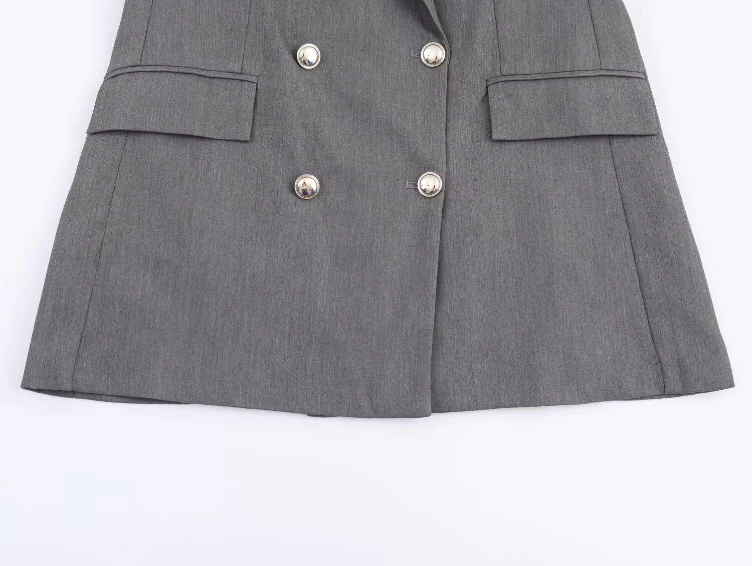 ZERAINS بدلة ركاب جديدة للخريف سترة نسائية مزدوجة الصدر مزدوجة الصدر مع سراويل بحزام