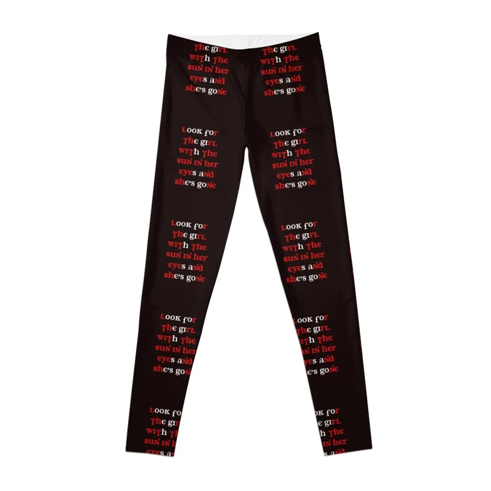 Look for the girl with the sun in her eyes And she's gone - Lucy In the Sky With Diamonds Leggings