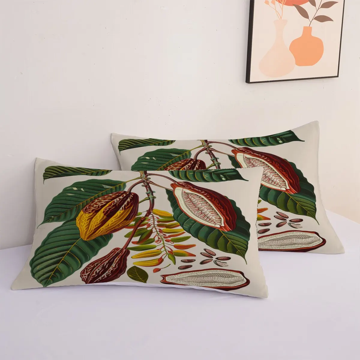 Cacao bean  Duvet size  Cacao bean profile  1 duvet cover, 2 pillowcases, 3 pieces