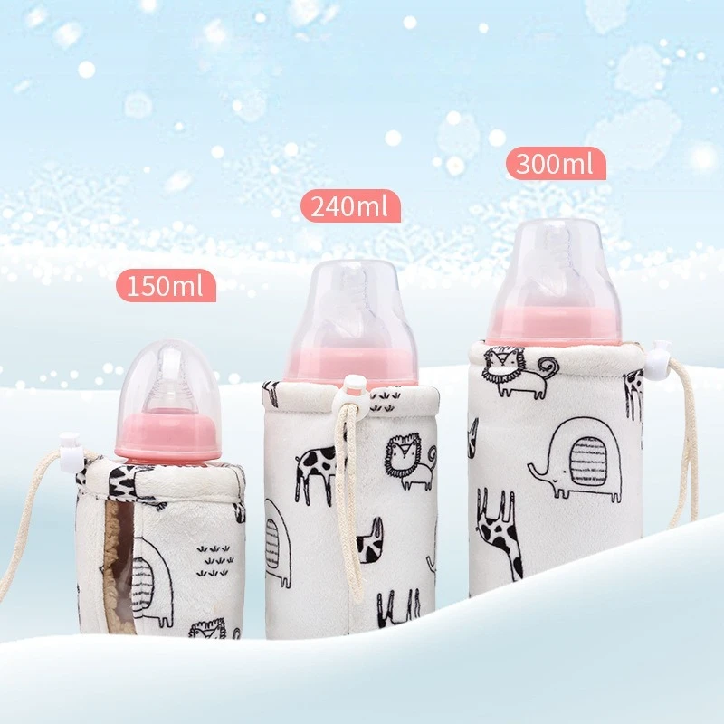 Isoliertasche Babyflaschenwärmer Babyflaschen-Hängetasche für Kinderwagen Mama-Clutch Flaschenhalter Kinderwagen-Zubehör – Detail 3