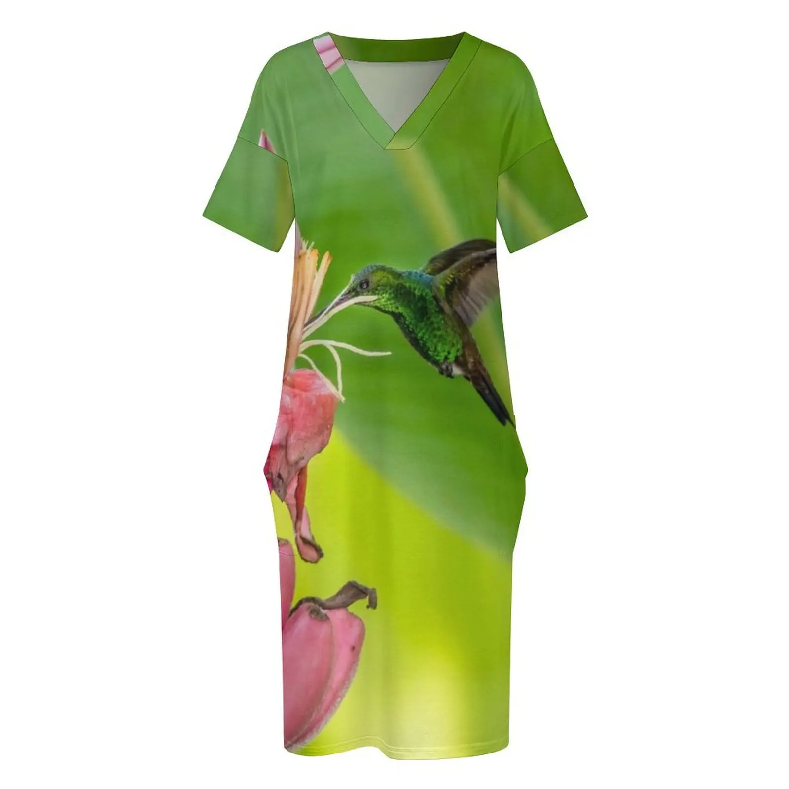 Sipping Sweet 2 Loose Pocket Dress women's clothing korea stylish dress summer - Image 3