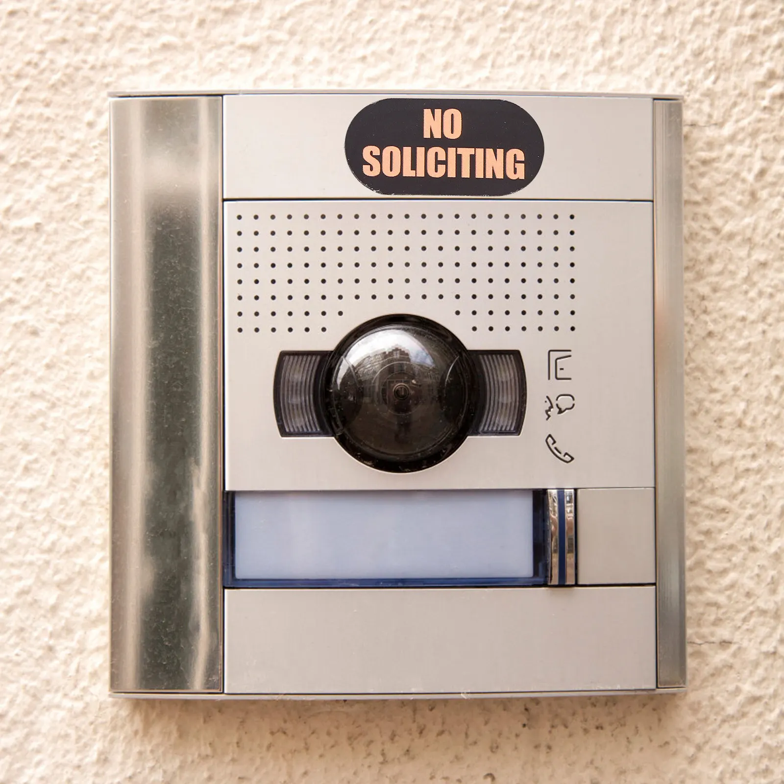2Sheets No Soliciting Sign for Home PVC Sticker No Soliciting Door Window Sign Prevent Solicitation Funny Door Signs