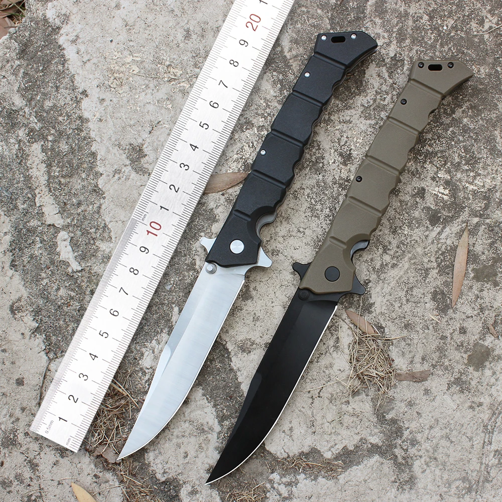 New Cold Folding Knife 8Cr13Mov Steel Blade Outdoor EDC Pocket Bushcraft Camping Tourist Utility Tools Large Knives for Men