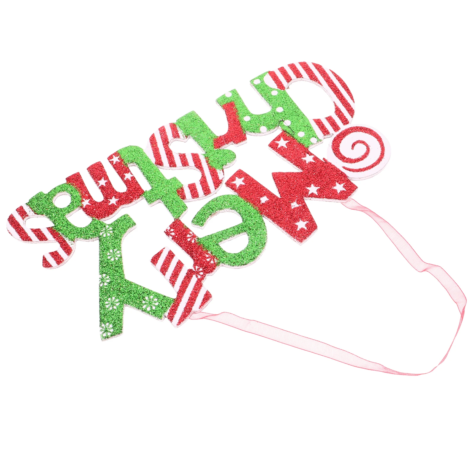 30 سنتيمتر احتفالي رسالة تسجيل زخرفة تألق عيد ميلاد سعيد ديكور للمنزل مكتب مكتب مكافحة مركز تسوق شجرة عيد الميلاد معلقة #6