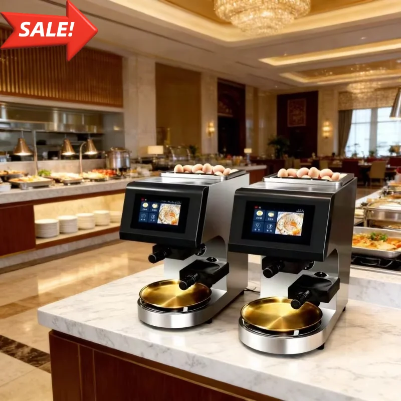 Commercial Cooking Robot SUS 304 Egg Frying Machine Automatic Fried Egg  Multifunctional Kitchen Equipment Customized