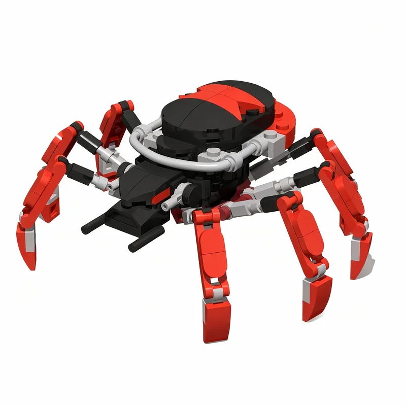 133pcs MOC Tri-Spider Slayer - Black Widow Super Heroes Marvelal Spider Model Toy Building Blocks Architecture Christmas Gift
