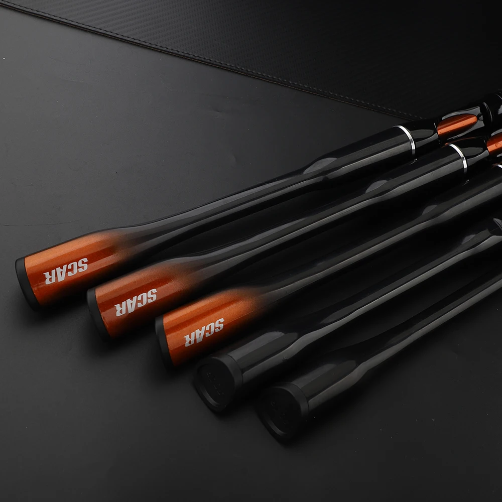 FISHINGFANS ORCA MEDIUM POWER HIGH CARBON MEER- UND SÜßWASSER-BASS-SPINN- UND CASTING-ANGELRUTE – Detail 5