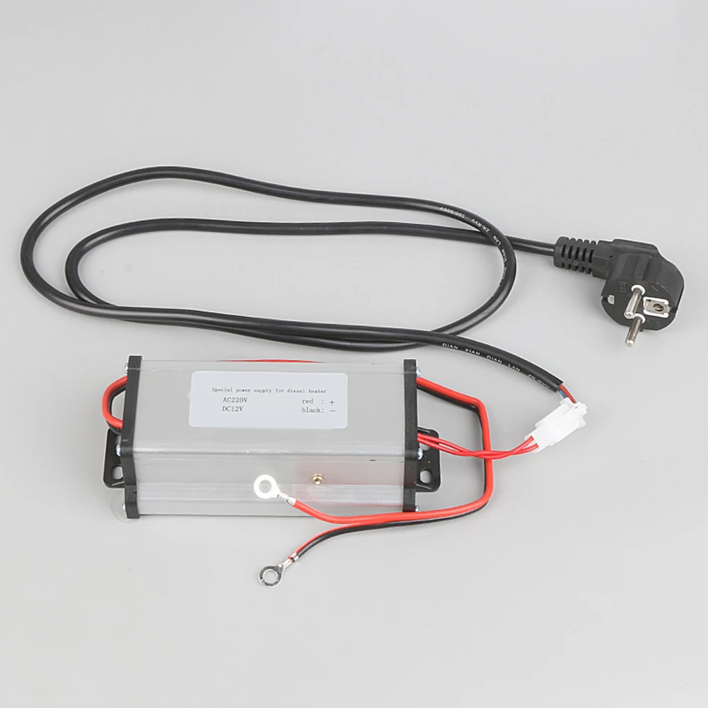 230V to 12V Power Converter Adapter for Diesel Air Heater For 5KW 8KW Compatible with Caravan RV and Garage Heating