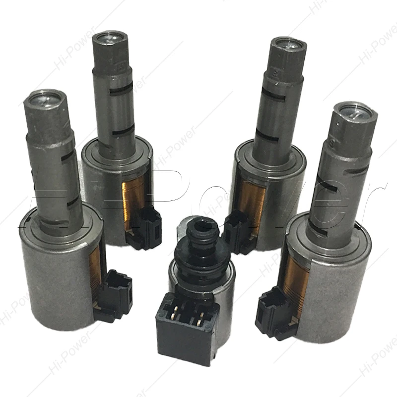 Original 5PCS RE0F11A JF015E CVT Transmission Solenoid For Nissan Sentra for Chevrolet Spark for Suzuki Swift Gearbox Valve Body