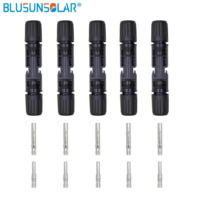 

5 Pairs 25 Years Guarantee Standard IP67 1000V SOLAR Connector For Solar Panels 2.5mm 4.0mm 6.0mm