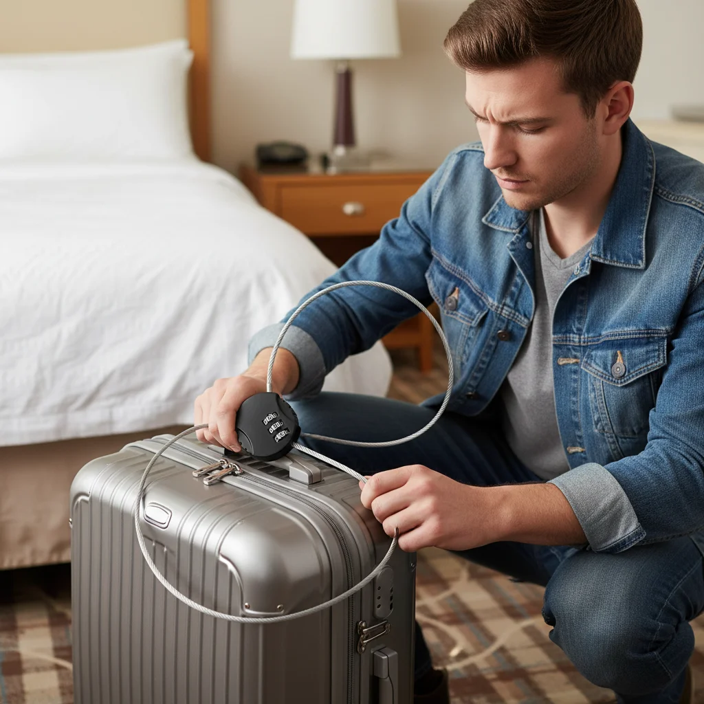 

Пароль из цинкового сплава, замок для мотоциклетного шлема, умный кодовый замок, навесной замок из троса, цифровой замок, кодовый замок безопасности