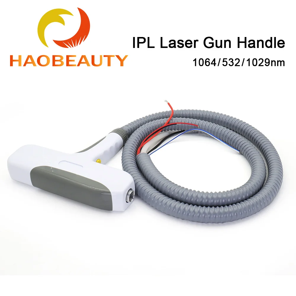 Q-switched YAG Laser Handle Tattoo Removal Handpiece 1064nm 532nm 1029nm IPL E-Light OPT Hair Removal Machine Beauty Spare Part