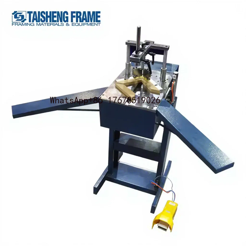 

Пневматический станок для сборки рам 2026-TS-J17 с ножным управлением, ручной углообжимной станок для рамок