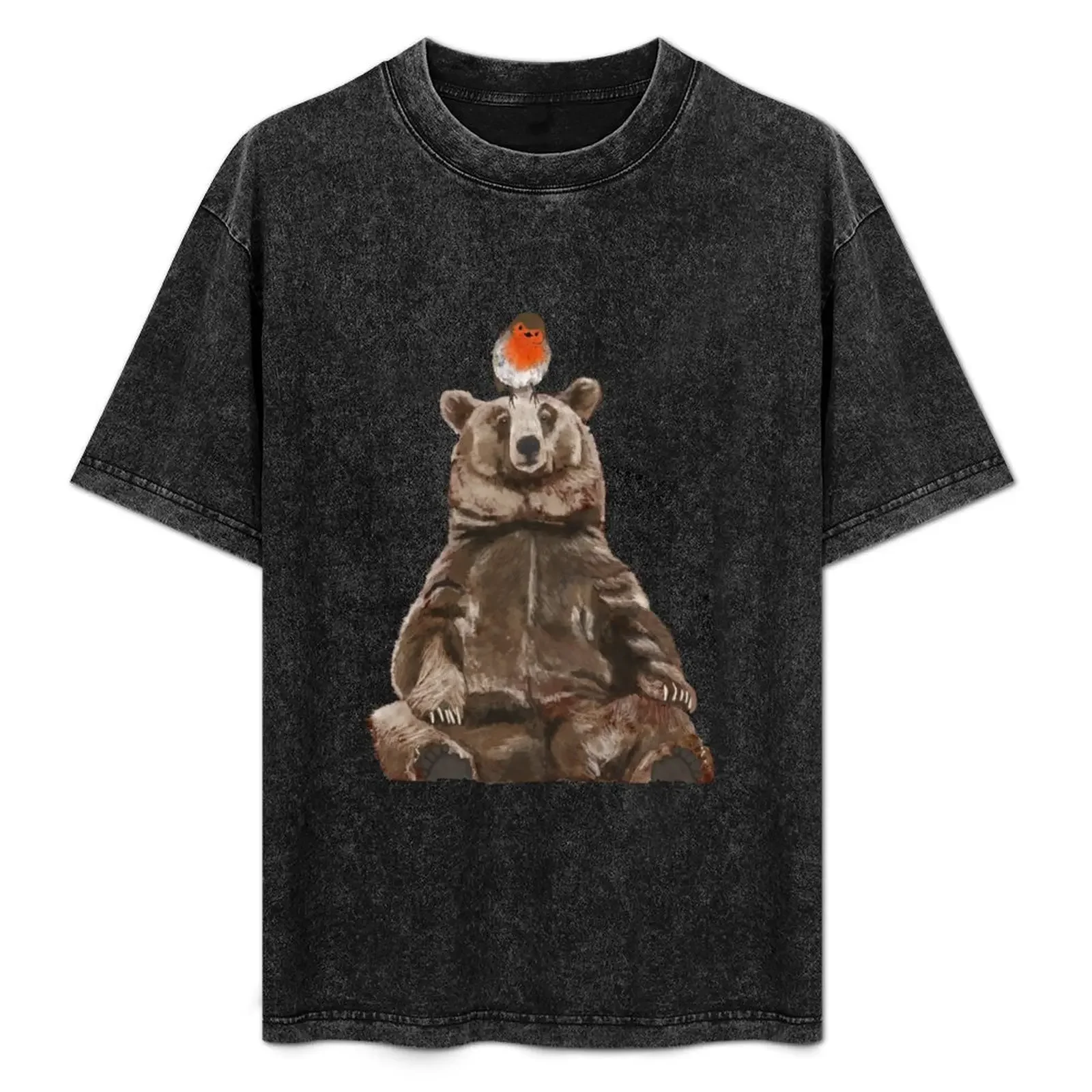 

Bird And The Bear T-Shirt man t shirt summer t shirts for pack white shirts for cotton soft shirt for T-Shirt