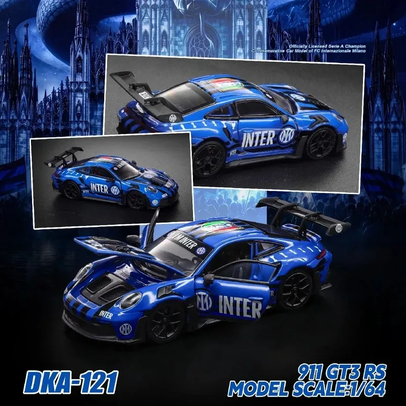 Demon King Auto 1/64 Bmw M3 E30 Bmw M4 Gt3 Porsche 911 Gt3 Rs Nissan Gt‑R R35 Milan Champion Commemorative Livery Alloy Toy Gift
