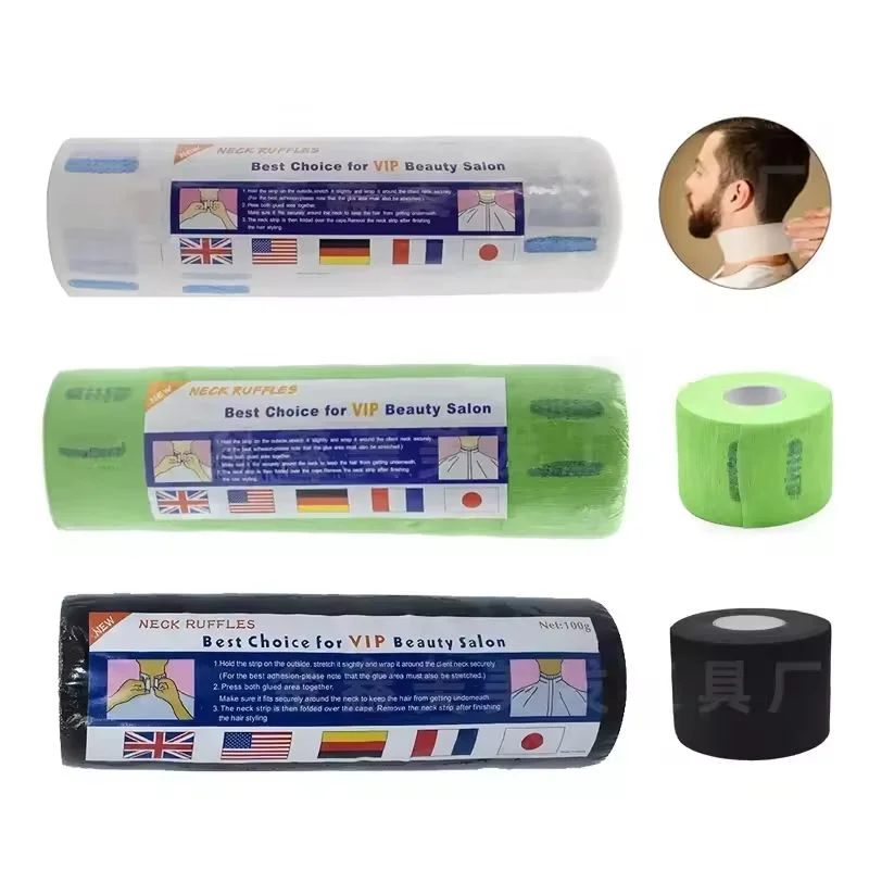 Hair Cutting Accessory Neck Paper, Adjustable Barber Strips