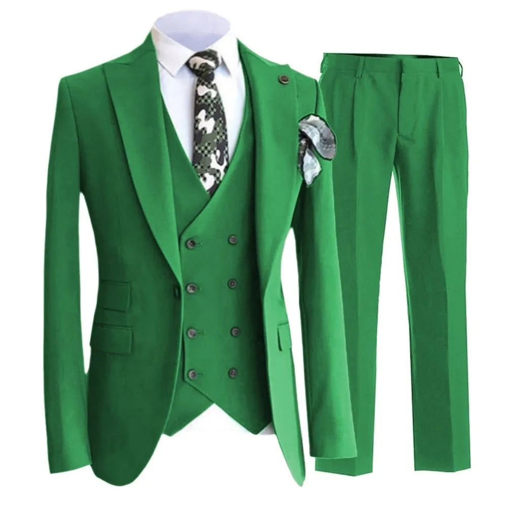 XX878Men's groomsmen suits, small vest suits, three-piece professional suits