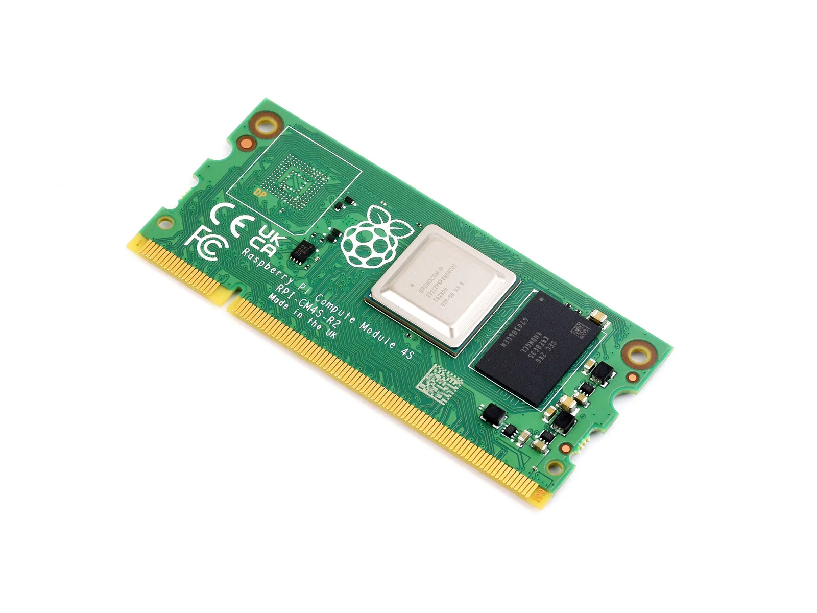 Waveshare Raspberry Pi Compute Module 4S, kompatibel mit CM3-Erweiterungskarten, Optionen für RAM/EMMC Quad-Core Cortex-A72 64-Bit