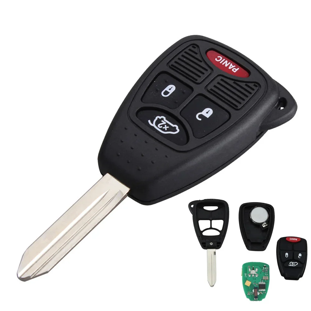 

315MHz Car Remote Key Fob Case Shell Fit for Jeep Chrysler Dodge 200 2 1 3 Buttons ID46 79U61 Chip Key Transmitter OHT692427AA
