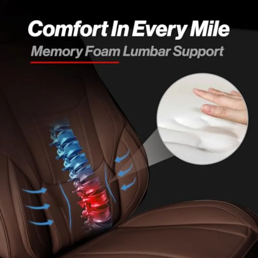 أغطية مقاعد السيارة مناسبة مخصصة لسيارات الدفع الرباعي المتوافقة مع HRV Santa Fe Sorento Soul Murano Armada Premium مقاومة للماء وغير قابلة للانزلاق