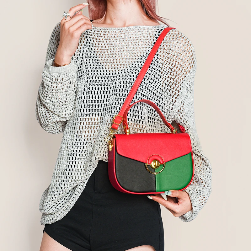 

Stylish Simple Casual Shopper Messenger Bag With Mini Crossbody Strap And Letter Logo For Paris Fashion