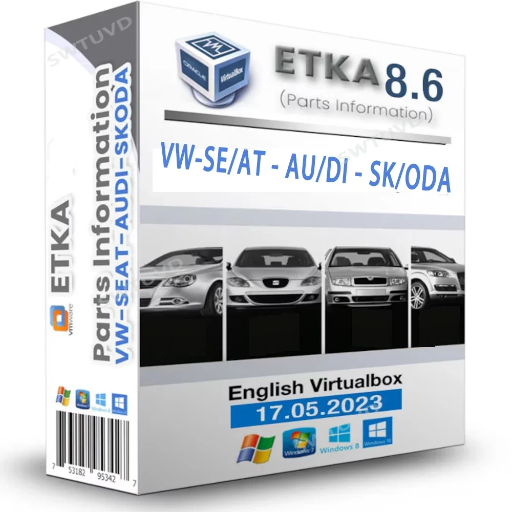 Latest version ET KA 8.6 International English Virtualbox Image Updated 17.05.2023 Group Vehicles Electronic Parts Catalog 8.5