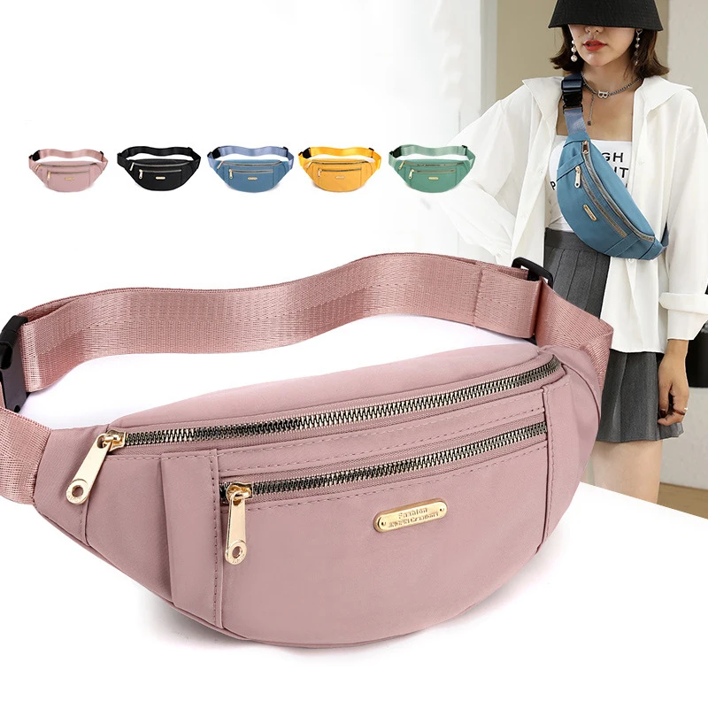 1/2/3pcs Belt Bag Fanny Pack Crossbody Bags For Women Everywhere Belt Bag Waist Packs With 3 Pockets Waist Bag