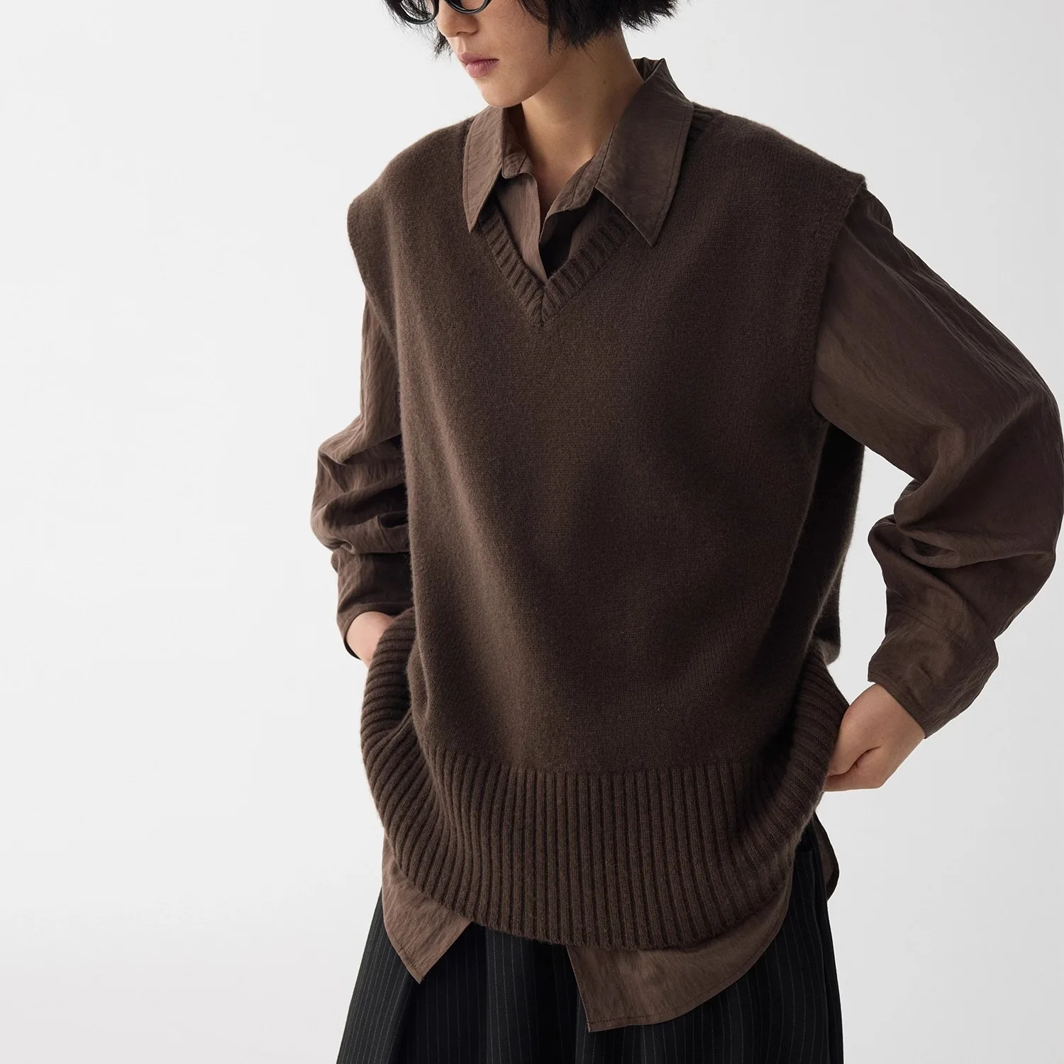 

Vests Waistcoats Thick Womens Zipper Winter Fleece Quilted Wide Relaxed Cozy Anti-Freezing Minimalist Layered Softy Warm Urban